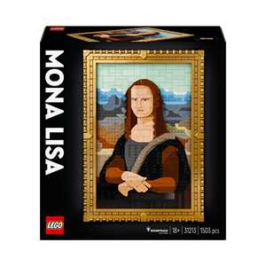 Giocattolo LEGO Art 31213 Gioconda, Riproduzione Opera d'Arte di Leonardo da Vinci in Mattoncini, Idea Regalo per Adulti, Lui o Lei LEGO