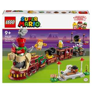 Giocattolo LEGO Super Mario 71437 Bowser Express, Treno Giocattolo da Costruire con 6 Personaggi Nintendo, Giochi Bambini 9+ da Collezione LEGO