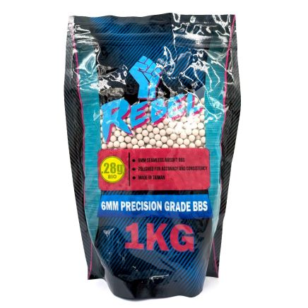 Rebel Precision BIO 6mm BBs 1kg Bag - 0.28g