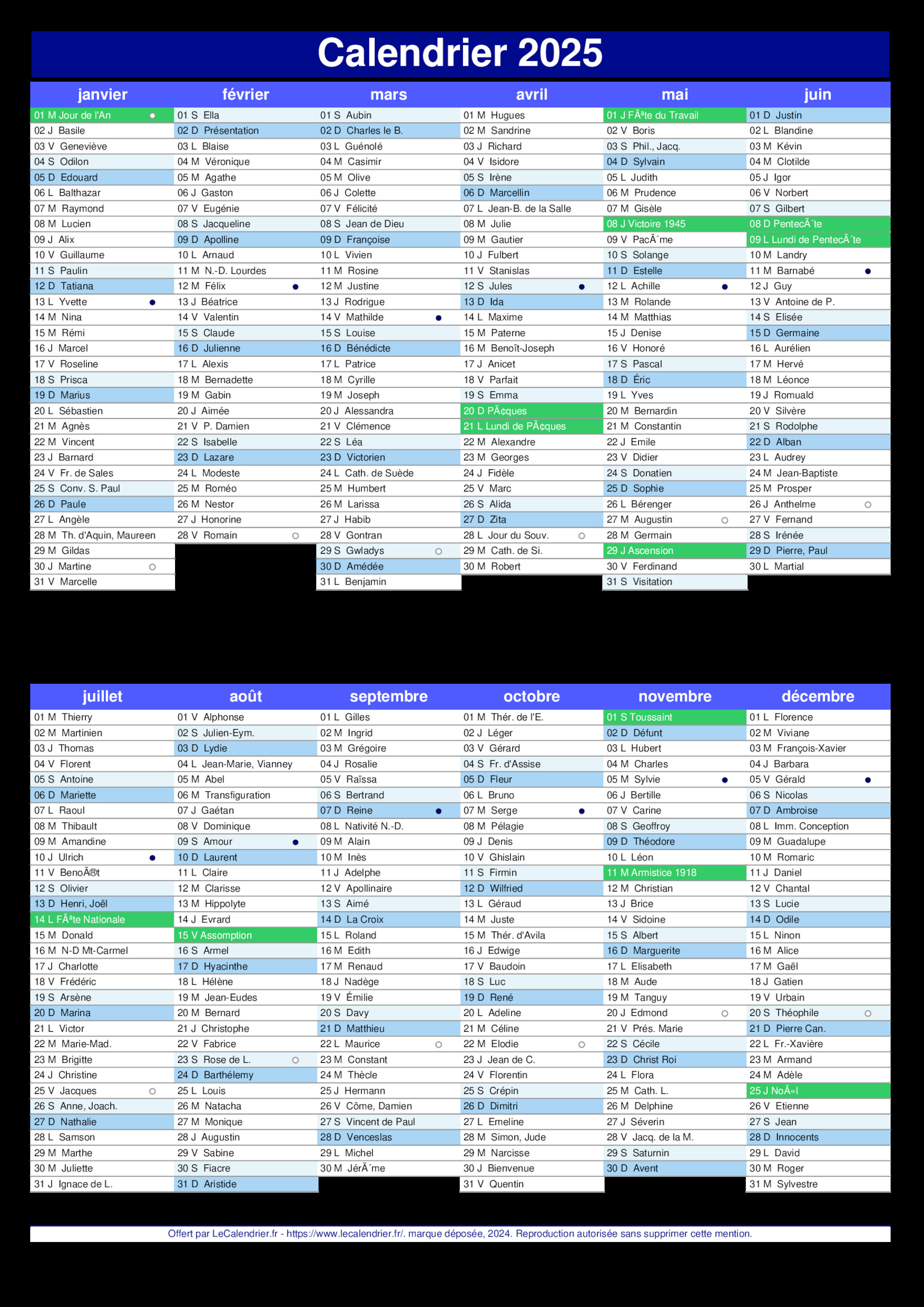 calendrier scolaire 2024 2025 éducation nationale 2024 - 2024 February ...