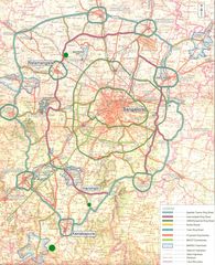 Road Map of Bangalore