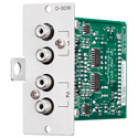 TOA D-001R Line Input Module with DSP Stereo Summing Dual RCA Jacks RCA Jacks