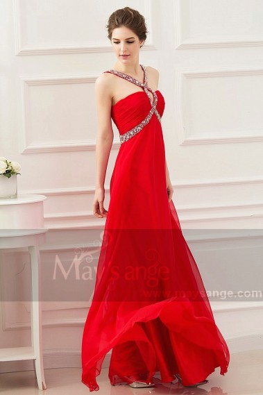 Long Dress Red Poppy maysange L530 - L530 #1