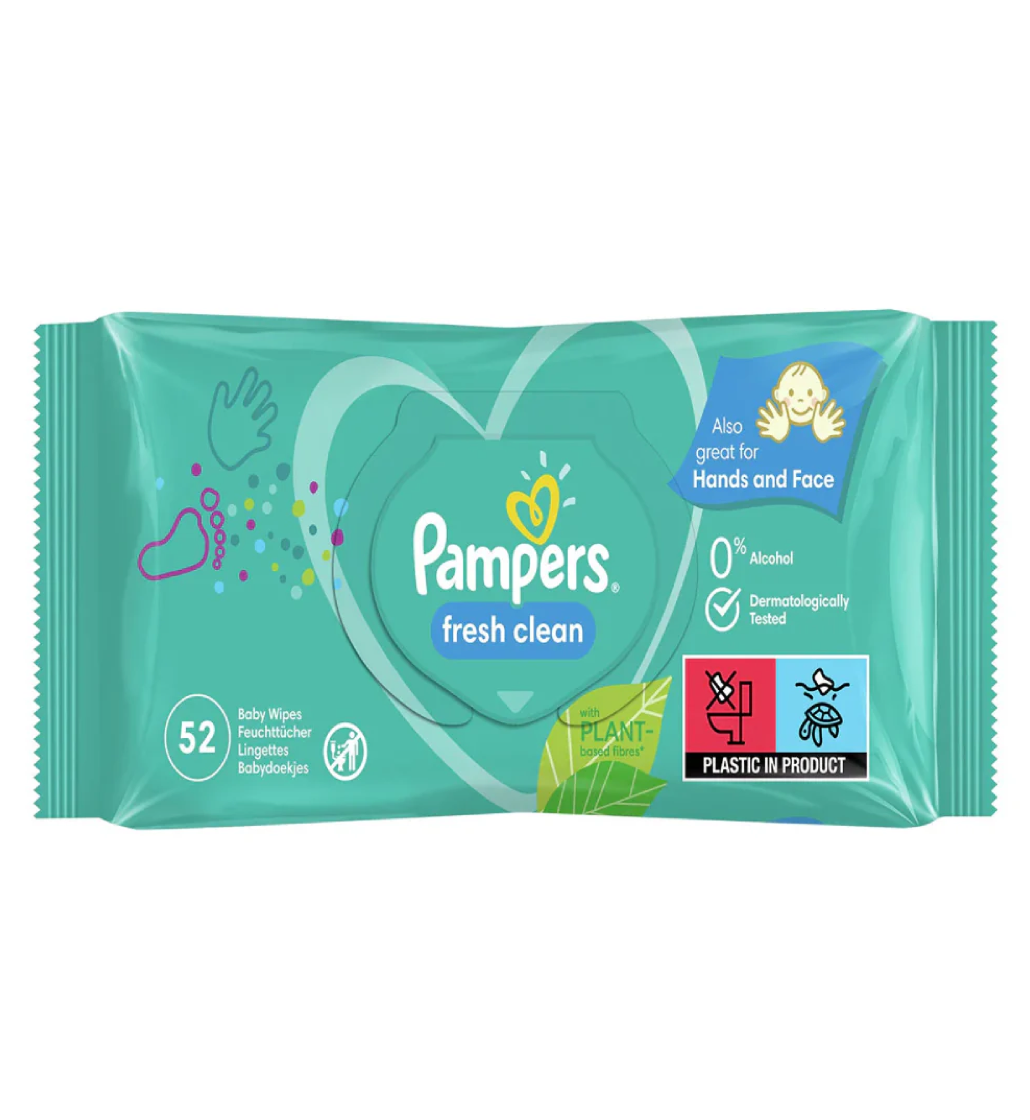 Pampers Fresh Clean Baby Wipes