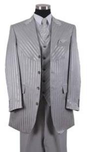 Mens-Gray-Shiny-Suits