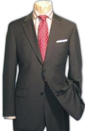  Mens 2 Button Charcoal Gray Super 150s Dress Business ~ Wedding 2