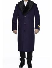  Mens Big And Tall Overcoat Long Mens Dress Topcoat -  Winter