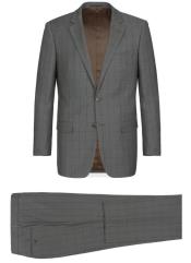  Renoir Marino Classic Fit Suit Style# Plaid Suit - Checkered Suit -