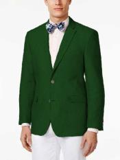  Mens Linen Blazer - Hunter Green Linen Sport Coat - Summer Blazer