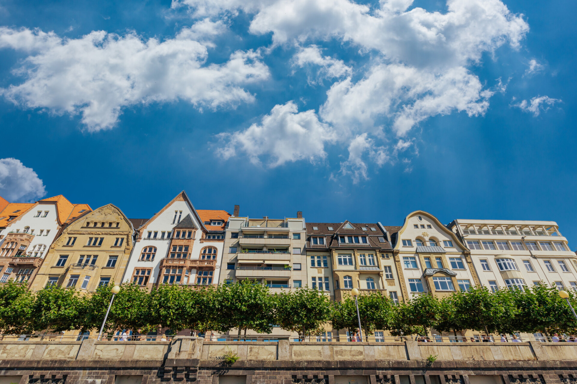 Düsseldorf old town houses