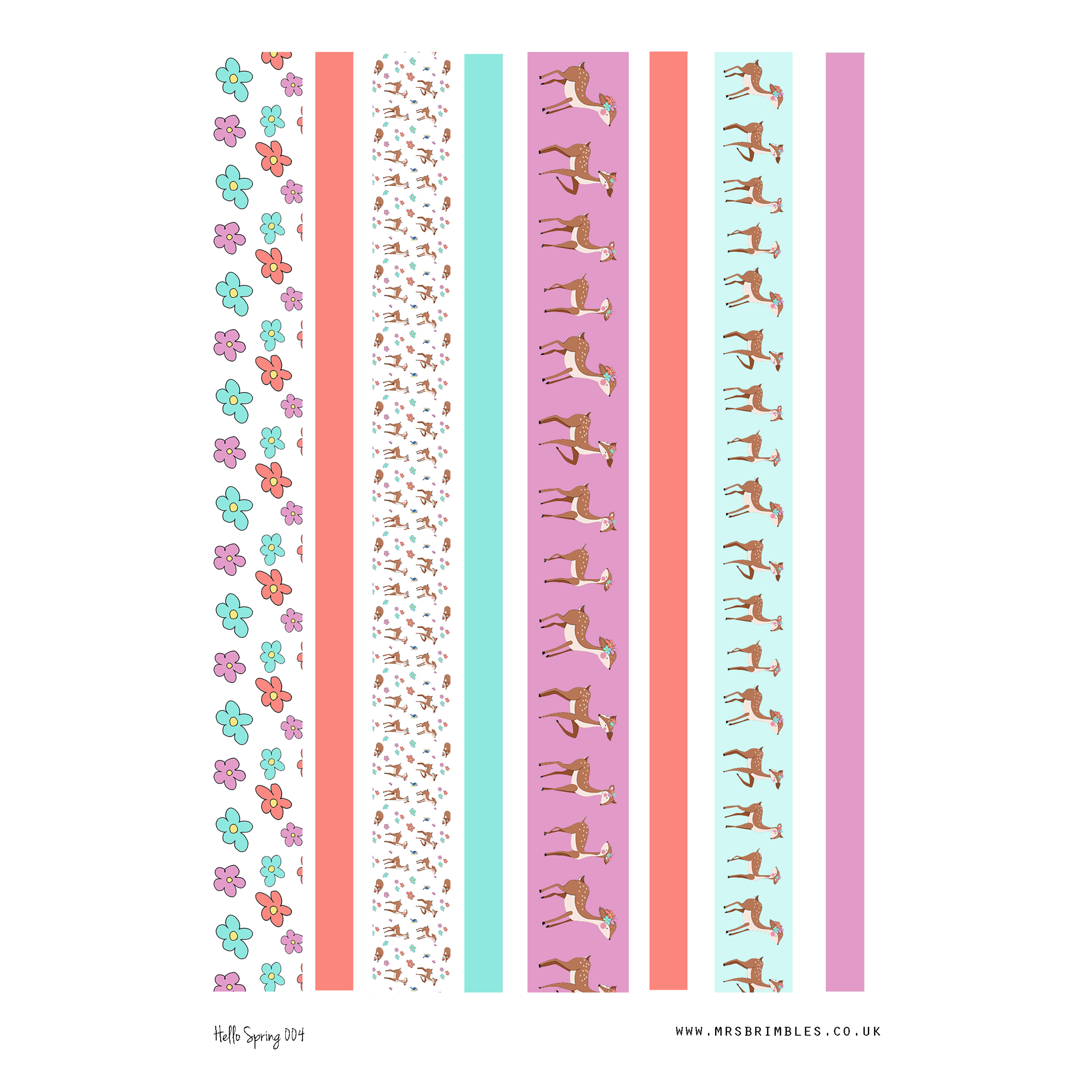 washi tape sticker strips 004 mrsbrimbles