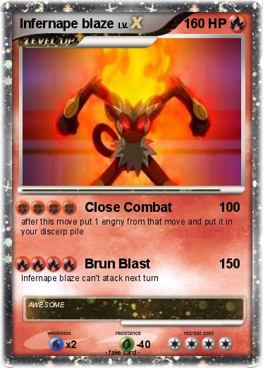 Pokemon Infernape blaze