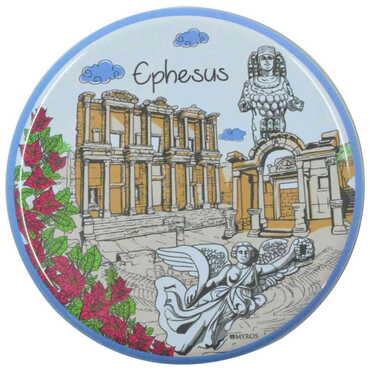 Myros - Ephesus Themed Custom Print Metal Tin Soap Box