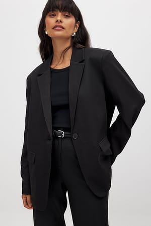 Black Rechte blazer