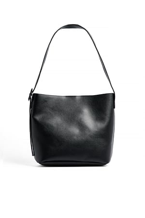 Black Borsa tote con borchie