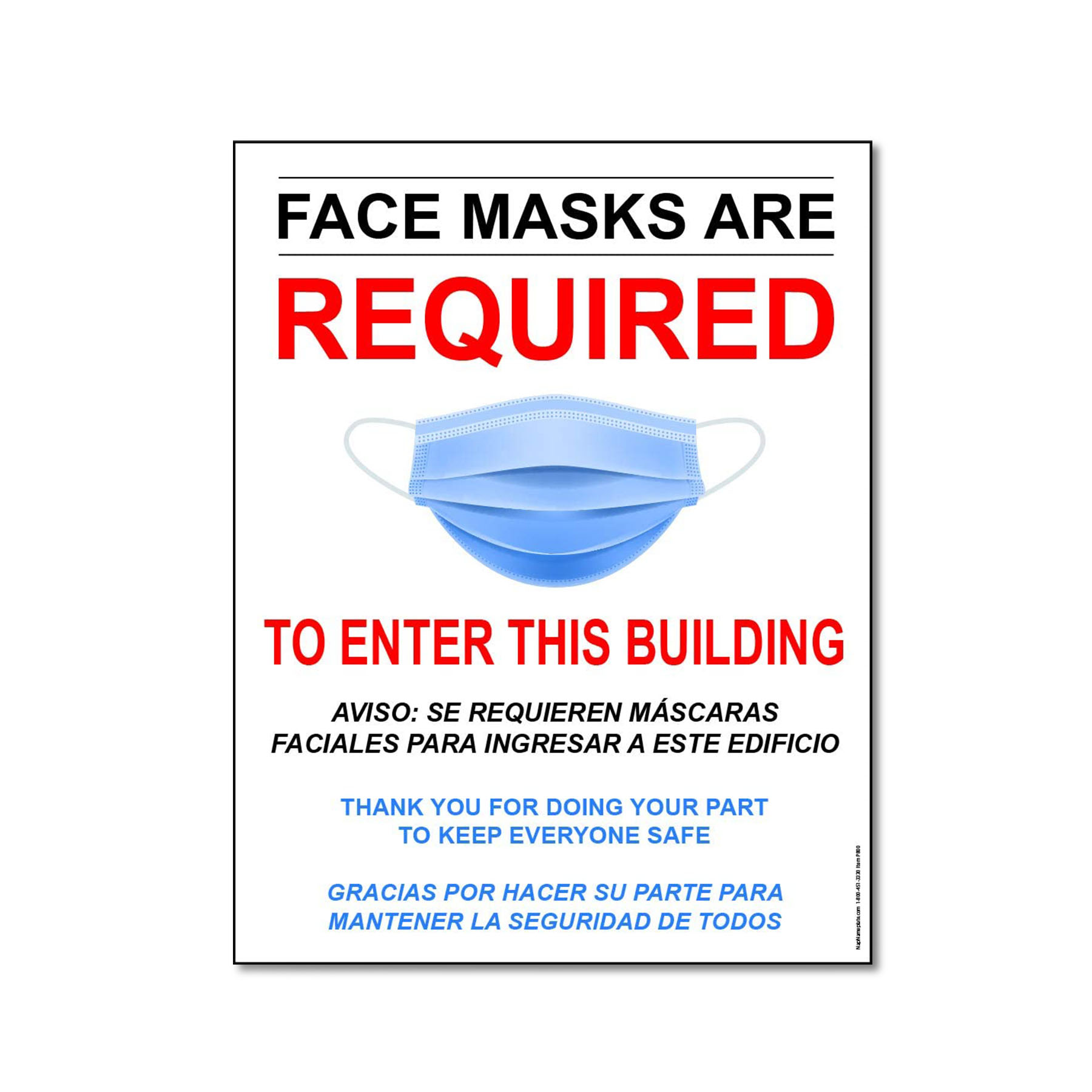 Face Mask Required Sign Printable