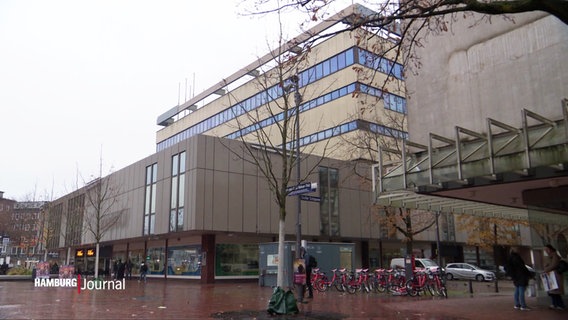 Das ehemalige Karstadt-Gebäude in Harburg. © Screenshot 