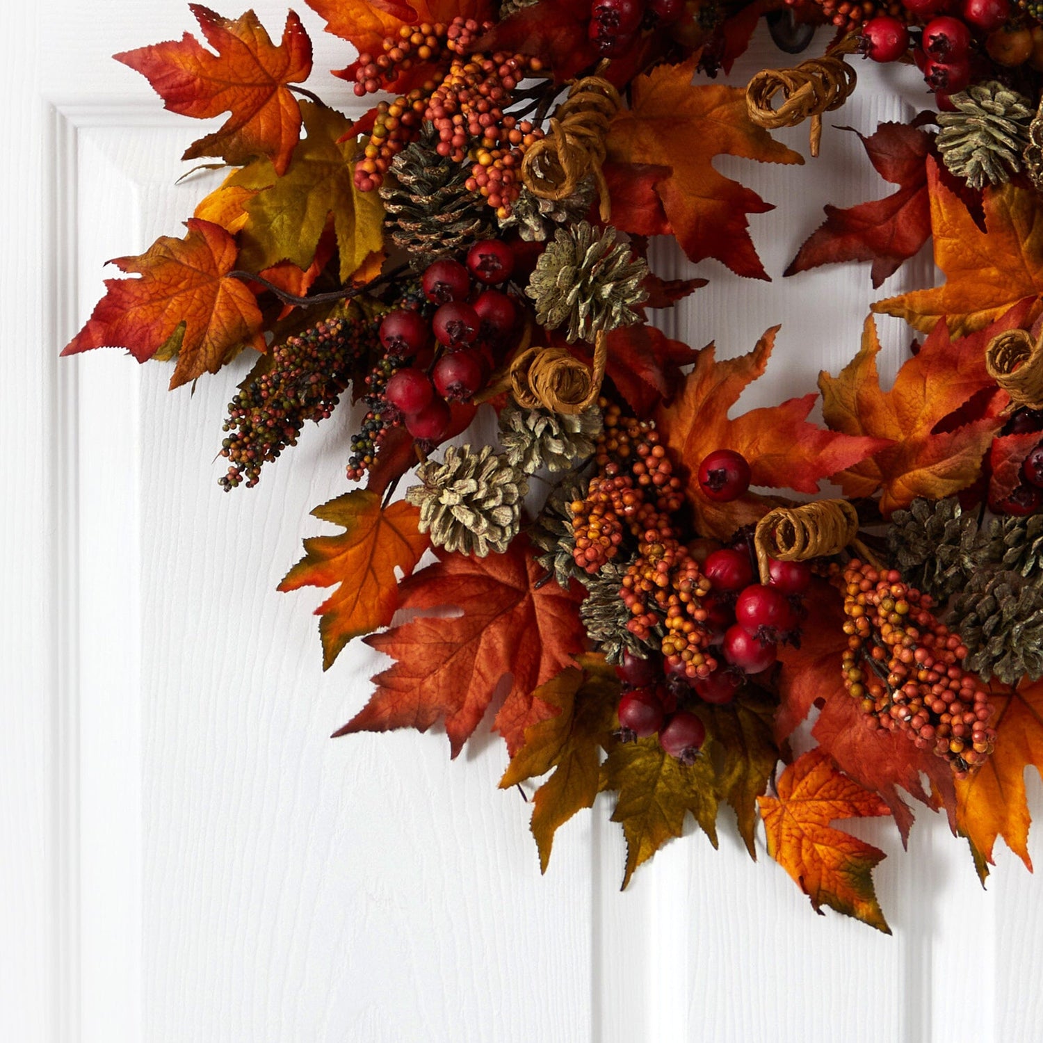 24” Maple and Berry Wreath