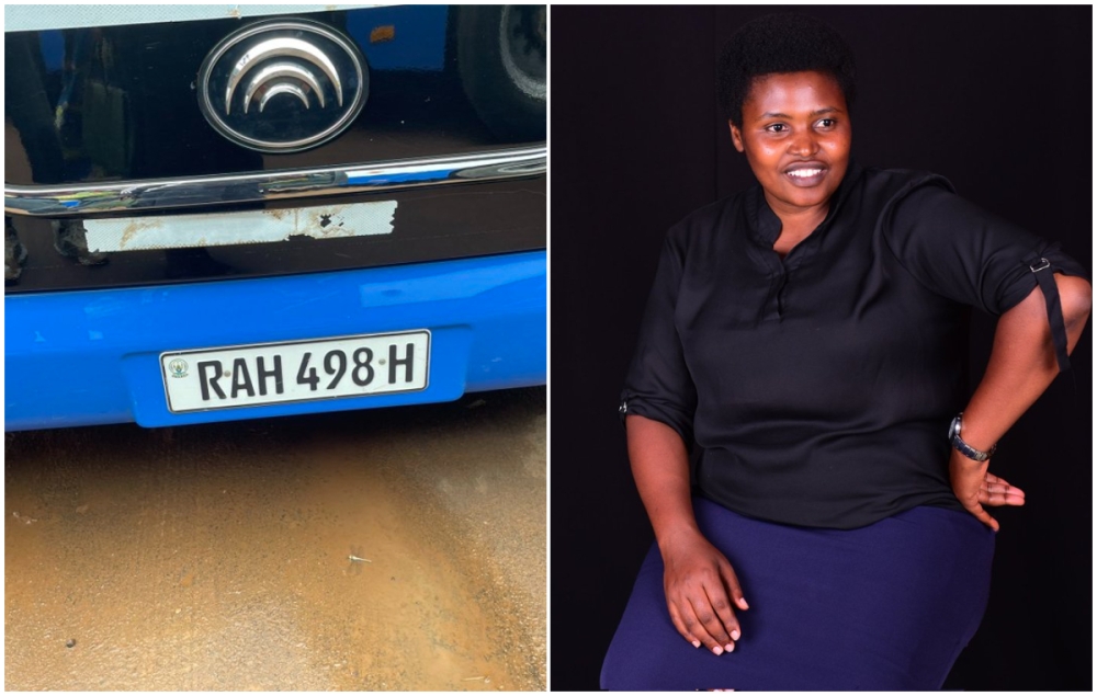 Agathe Umwizerwa (R) took to X in the morning of Monday, December 2, after a driver denied her entry into the bus that was onboarding passenger from Nyabugogo Bus Station to Kabuga.