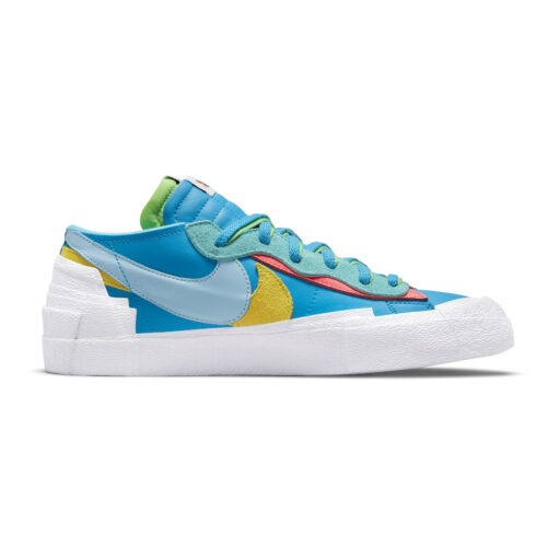 KAWS x sacai x Nike Blazer Low Neptune Blue Release Date | Nice Kicks