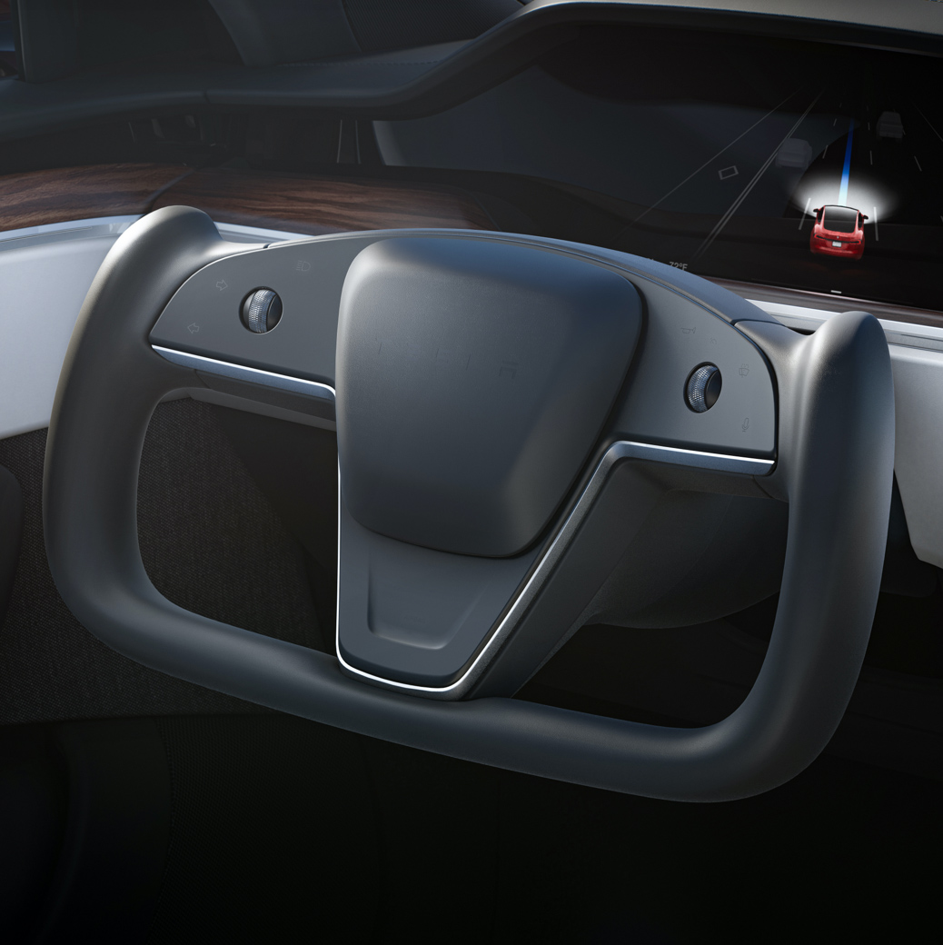 Tesla Model S Yoke Steering Wheel