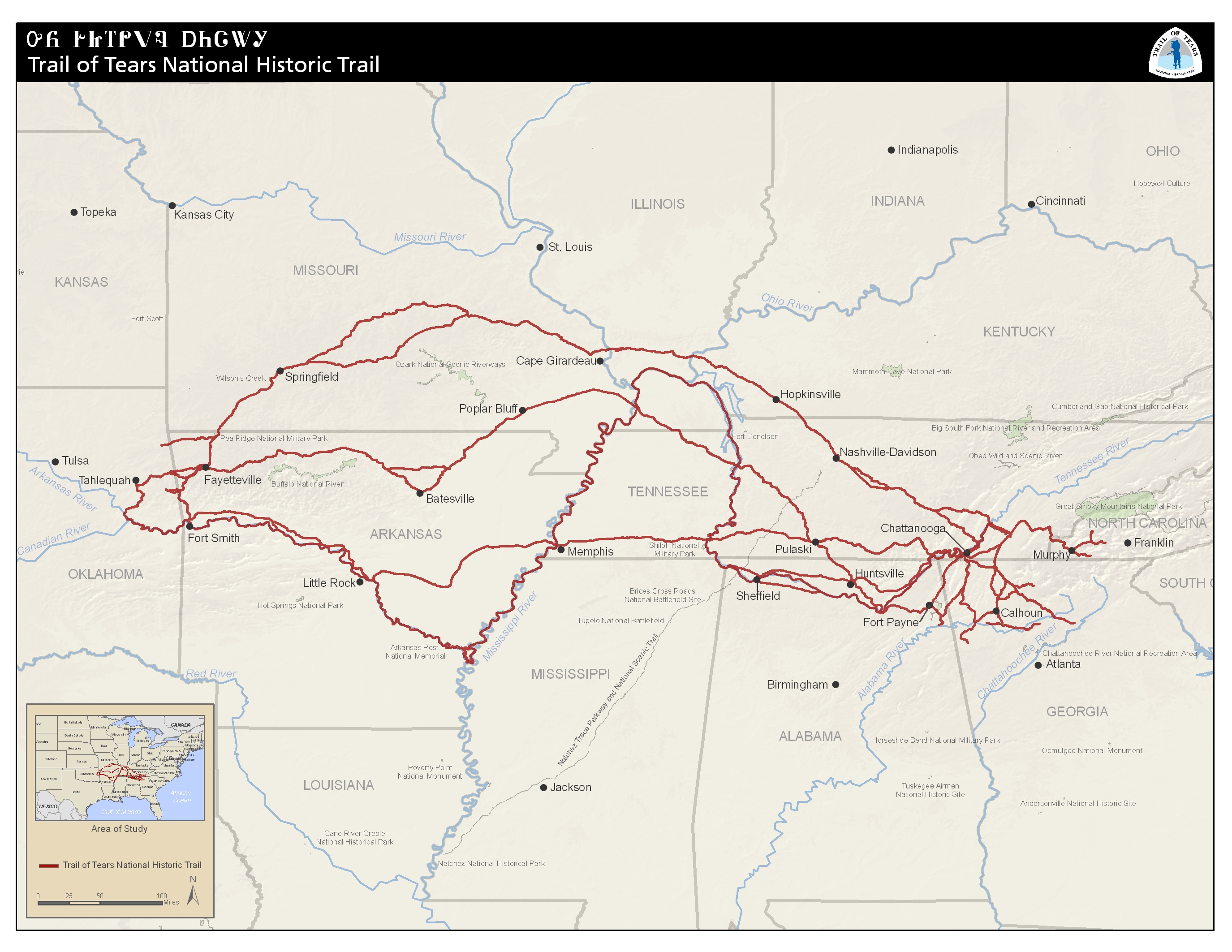 Trail Of Tears Chart