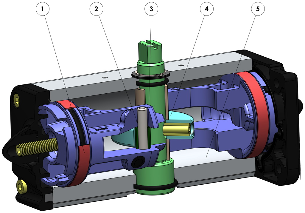 Pneumatic Actuator Diagram