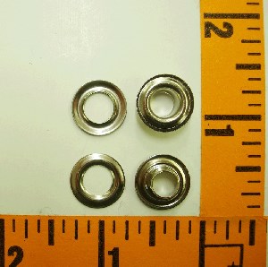 Nickel Plated Brass Grommet #0 1/4