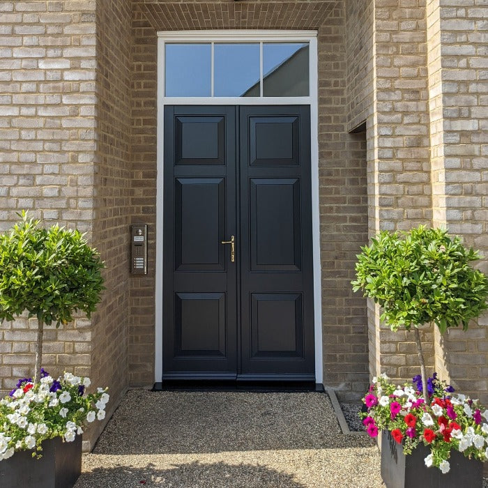 RAL 7021 Black Grey Front Door Paint Colour