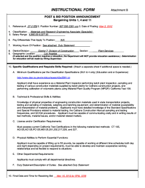 Abstract introduction - INSTRUCTIONAL FORM - California Department of Transportation..