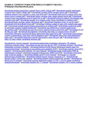 What is an abstract in a paper - SAMPLE CONSENT FORM FOR SINGLE PARENT TRAVEL. SAMPLE CONSENT FORM FOR SINGLE PARENT TRAVEL - 5r4mlp2pw foursharebook