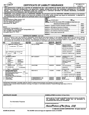 Fillable Online hazardous materials certificate of registration for ...