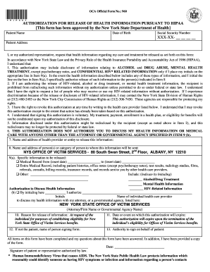 24 Printable Authorization For Release Of Health Information Pursuant To Hipaa 960 Templates Fillable Samples In Pdf Word To Download Pdffiller