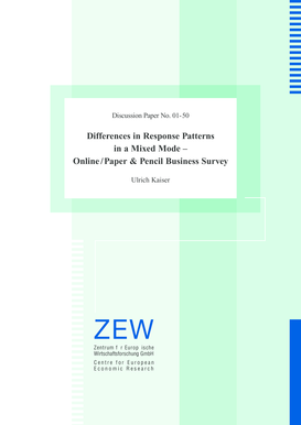 Online /Paper & Pencil Business Survey - Zentrum f r Europ ische ...