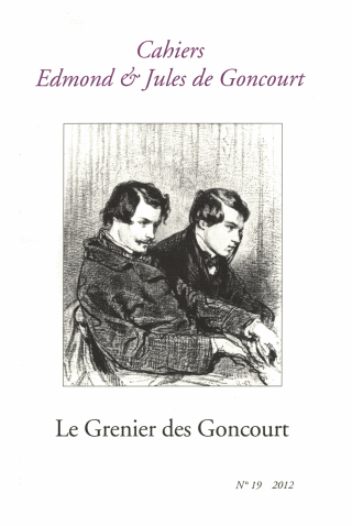 vignette collection Cahiers Edmond et Jules de Goncourt