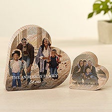 Photo  Message Personalized Wooden Hearts - 49440