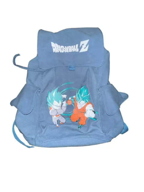 DRAGONBALL Z BACKPACK Goku/Vegeta Blue/Gray $19.00 - PicClick