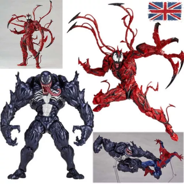 SPIDERMAN SERIE VENOM & Carnage Action Figure Kid PVC Model Marvel Xmas ...