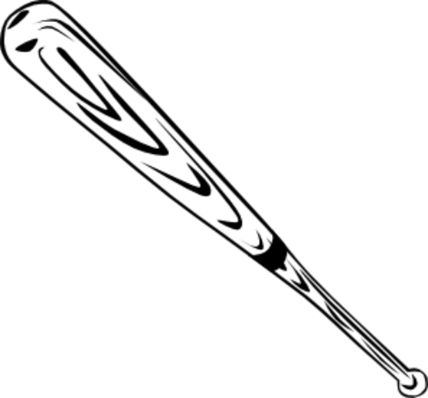 28 Collection Of Baseball Bats Clipart Black And White - Baseball Bat ...