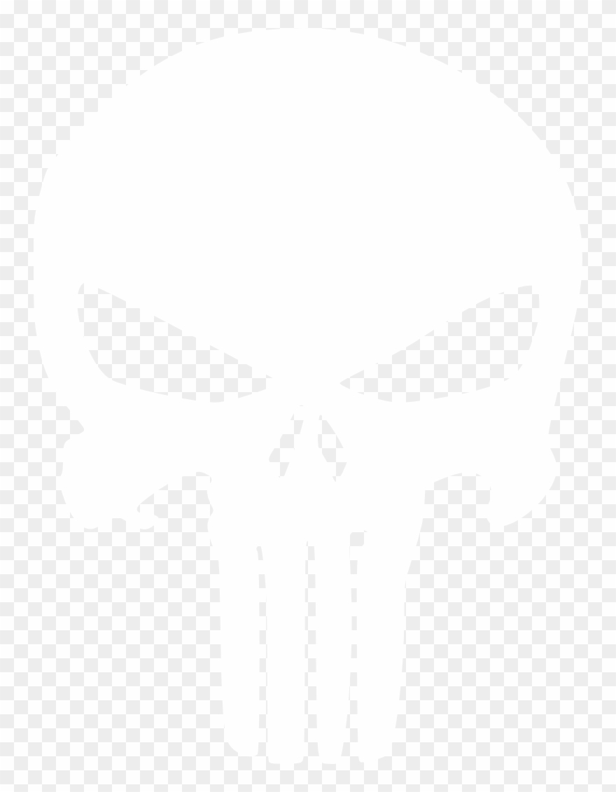 White Punisher Skull Png - All punisher skull clip art are png format ...