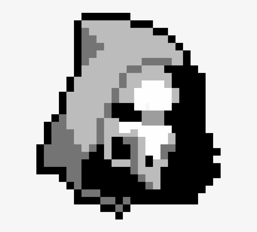 Overwatch Reaper - Overwatch Pixel Art Grid - Free Transparent PNG