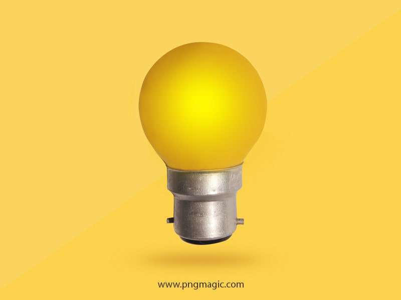 led light bulb yellow