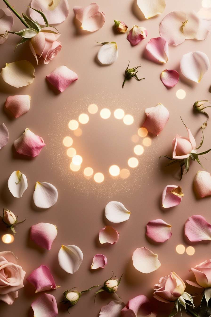 romantic champagne background for valentines day