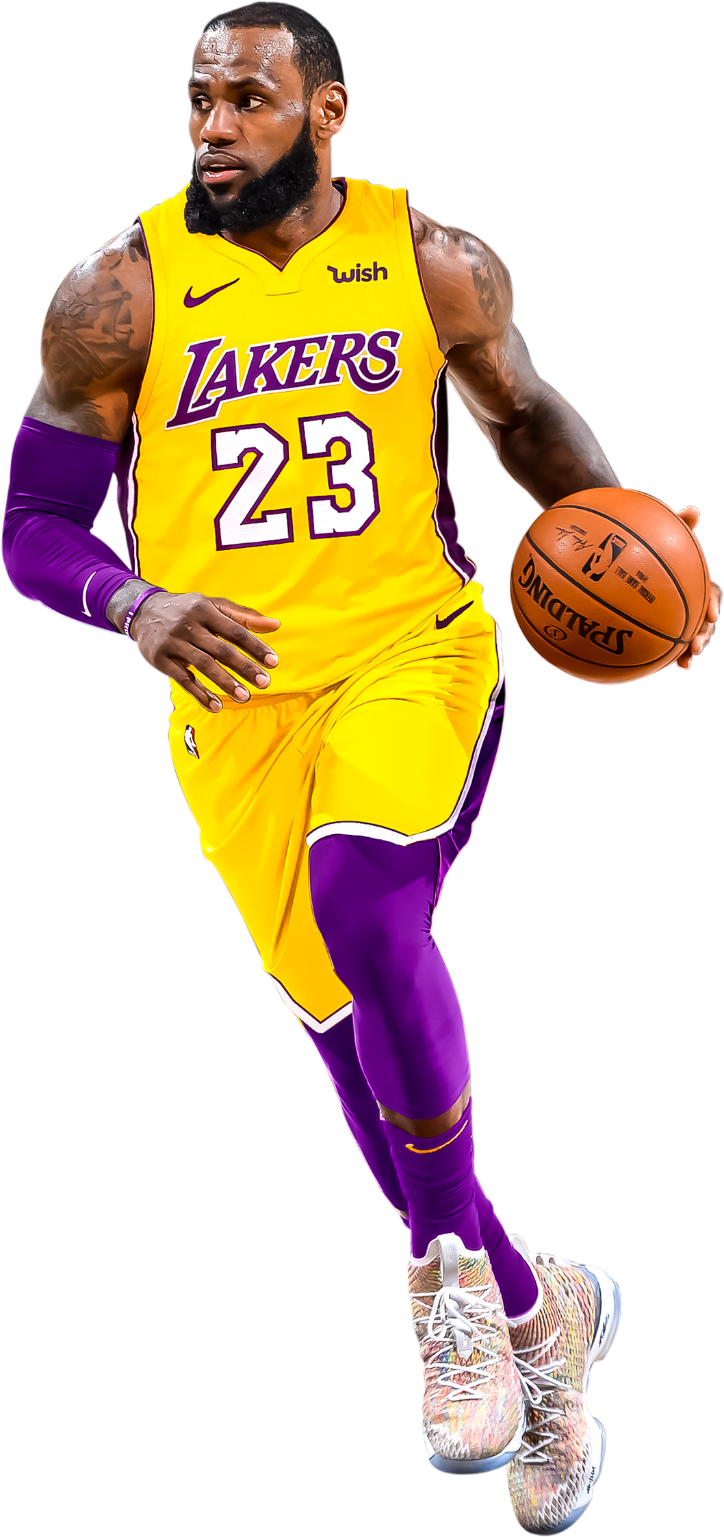 LeBron James, Lakers, Artwork Free PNG