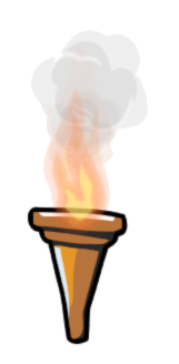 Burning Torch, Flame Symbol, Light Source Transparent