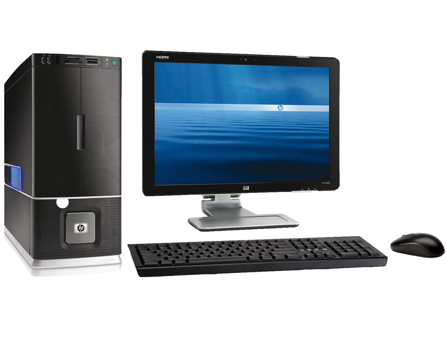 Office Computer, Desktop PC, Workstation Setup Transparent PNG