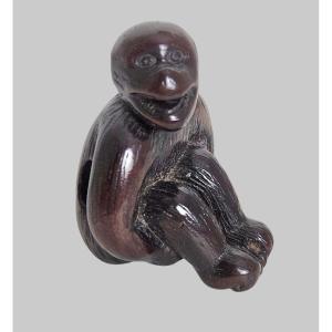 Netsuke Depicting A Monkey 