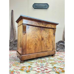 Mahogany Buffet With Crosses From The Restoration Period, 19th Century 