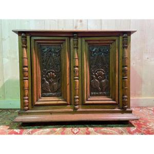 Renaissance Style Buffet In Carved Oak 