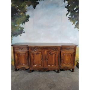 19th Century Louis XV Style Cherrywood Sideboard 